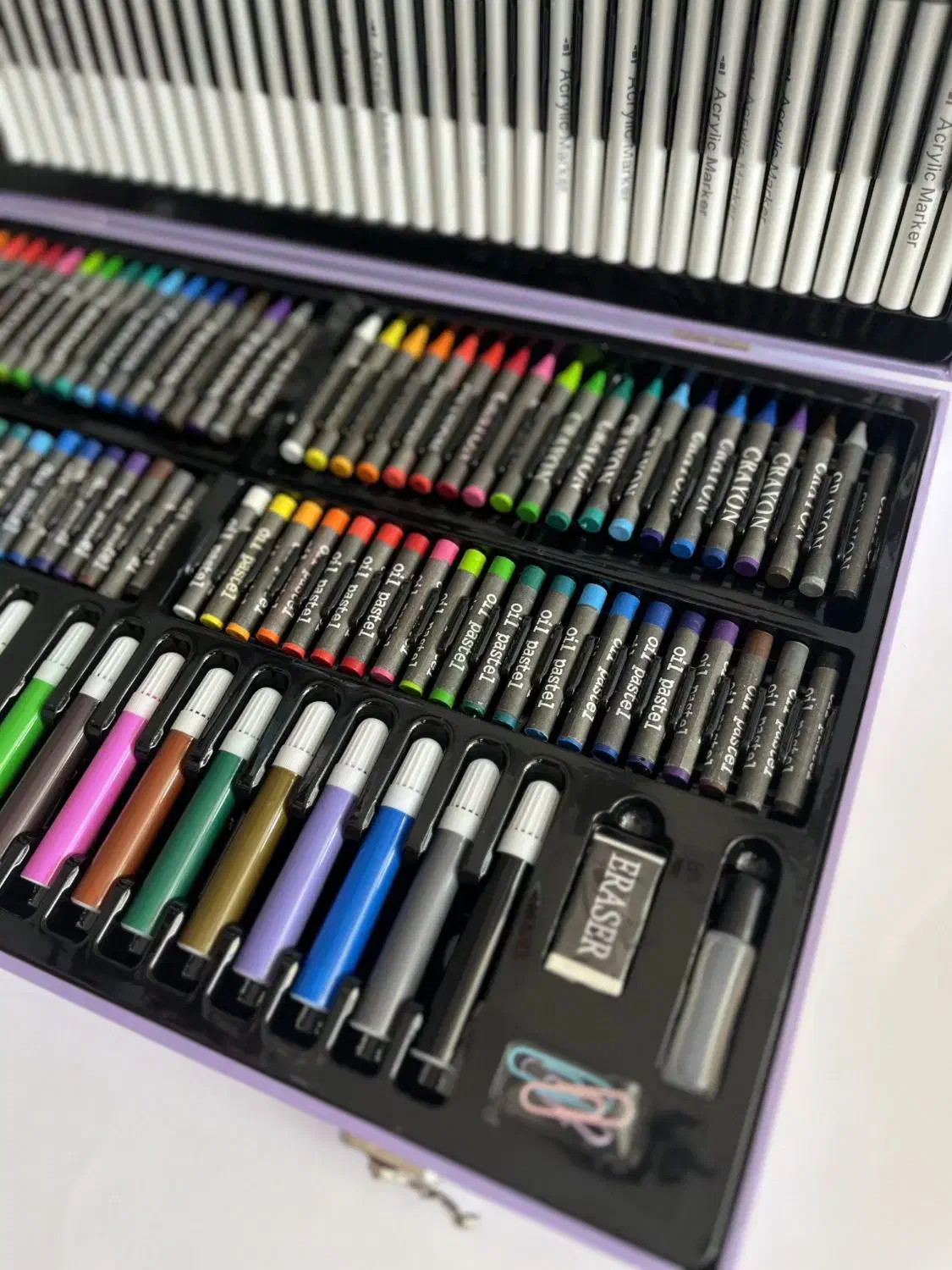 ست رنگ آمیزی کرومی و ملودی چمدانی ۱۸۰ قطعه|لوازم التحریر|دزفول, |دیوار