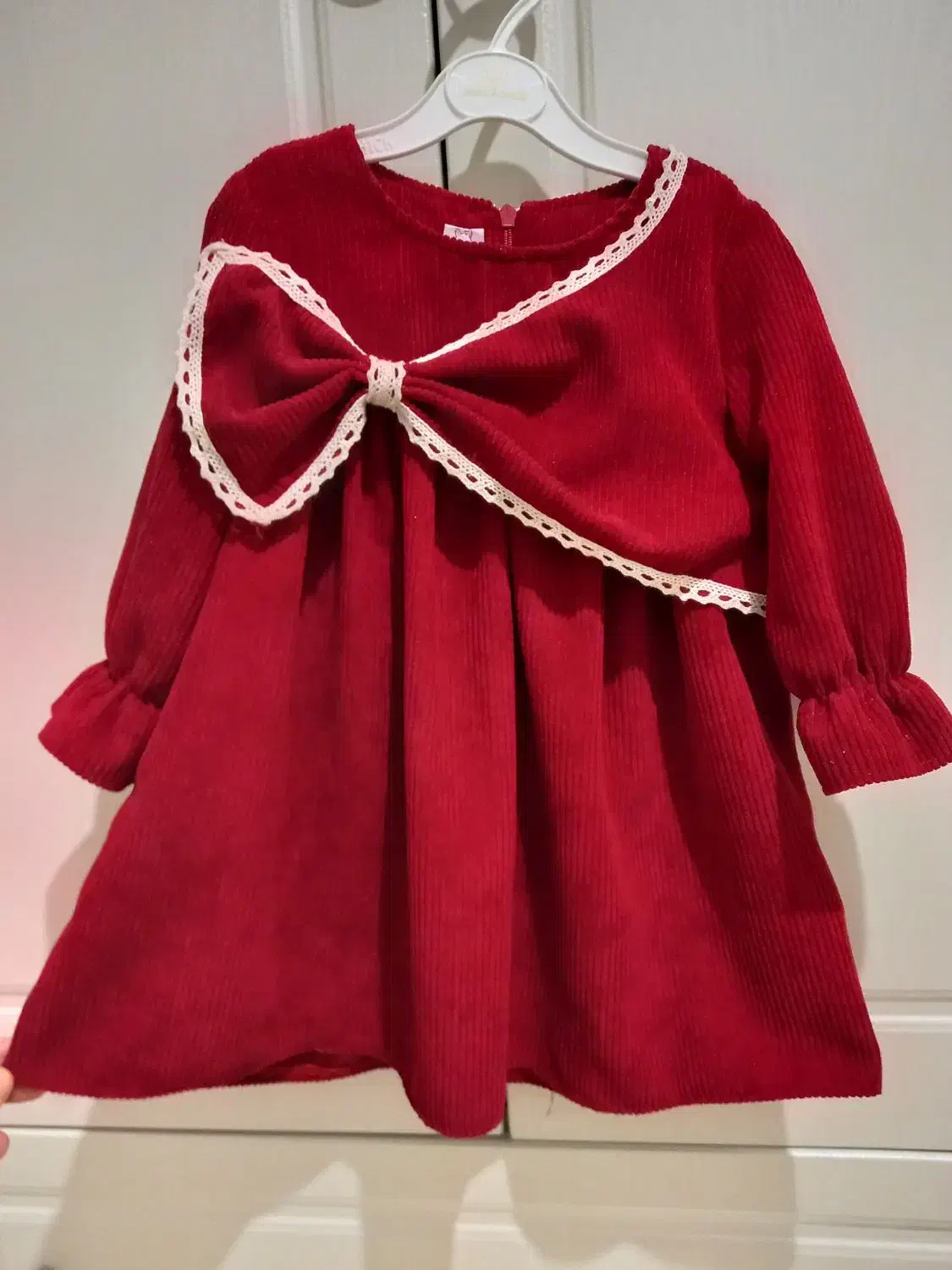 لباس مخمل کبریتی یلدایی دخترانه ۲تا۴ سال|کفش و لباس بچه|بهارستان, |دیوار