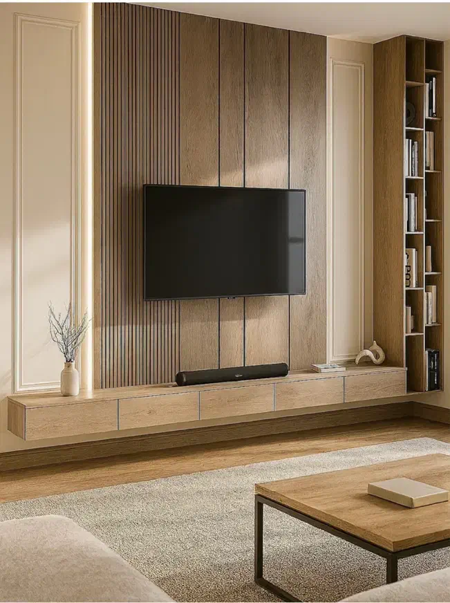 اجرای حرفهای دکوراسیون داخلی و TV Wall|خدمات پیشه و مهارت|کرج, مجتمع صنفی صنعتی|دیوار