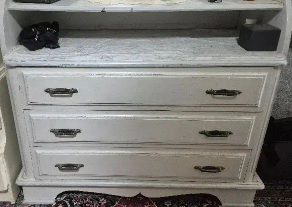 کمد و دراور رنگ سفید|جاکفشی، کمد، دراور|قزوین, |دیوار