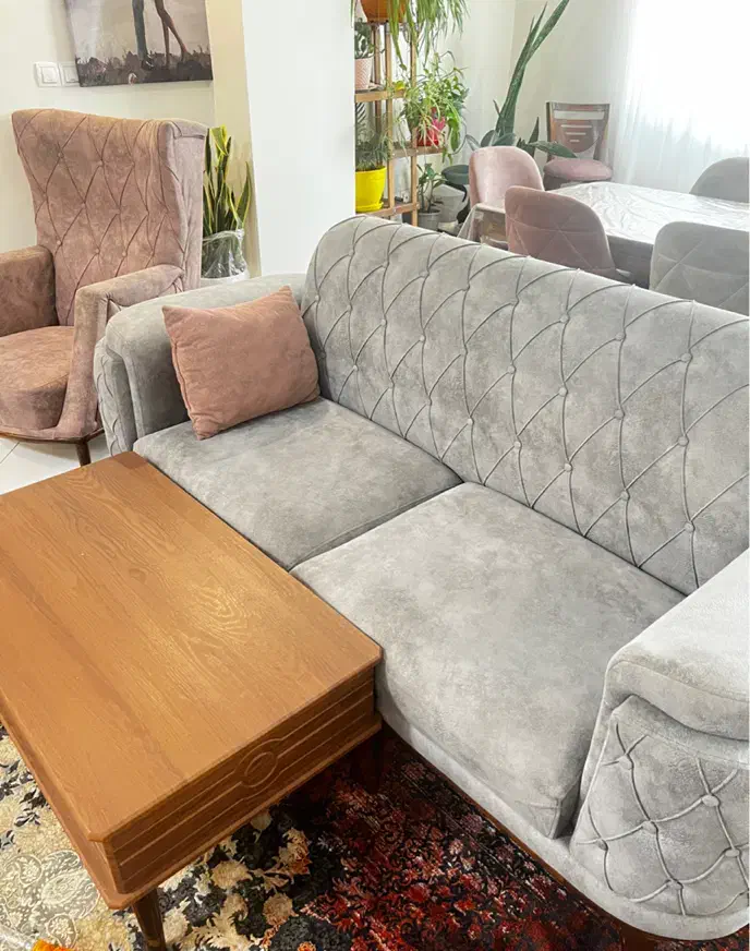 فروش ست مبلمان ۷ نفره و میز ناهارخوری شرکتی|مبلمان خانگی و میز عسلی|تهران, باغ فیض|دیوار