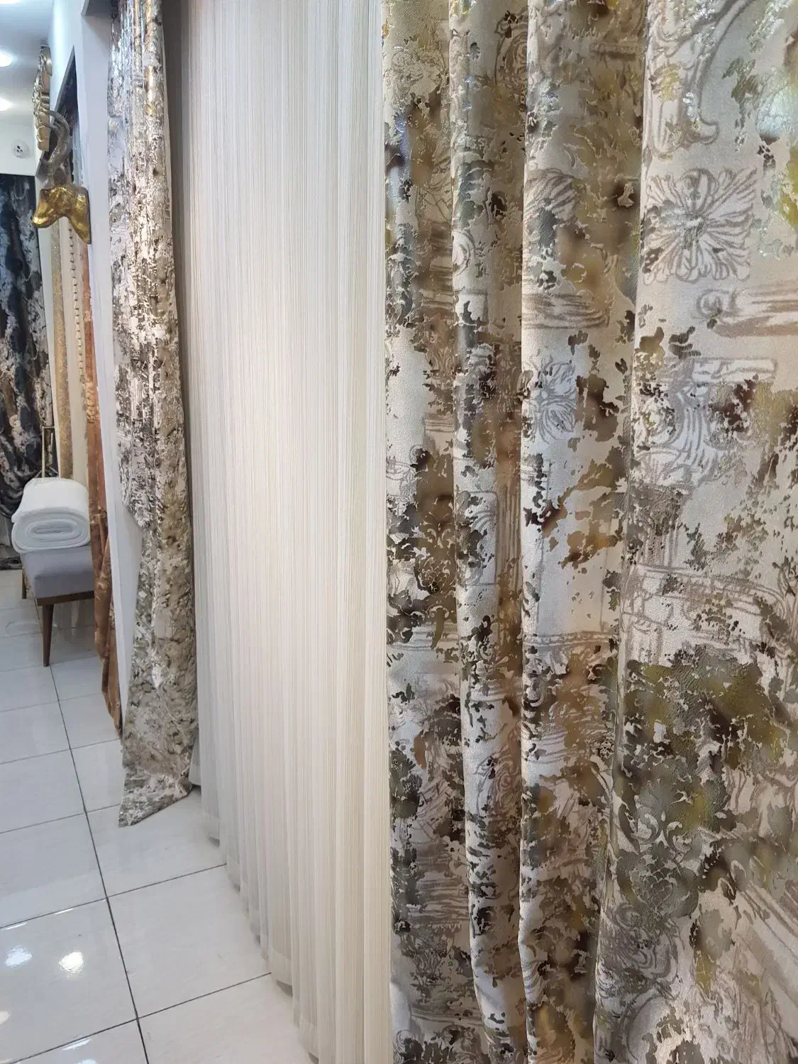 انبارپخش عمده خرده پرده موجود قواره ای تحویل فوری|پرده، رانر، رومیزی|تبریز, |دیوار