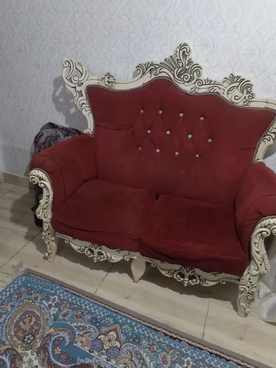 مبل 8نفره سلطنتی|مبلمان خانگی و میز عسلی|رباط‌کریم, منجیل آباد|دیوار