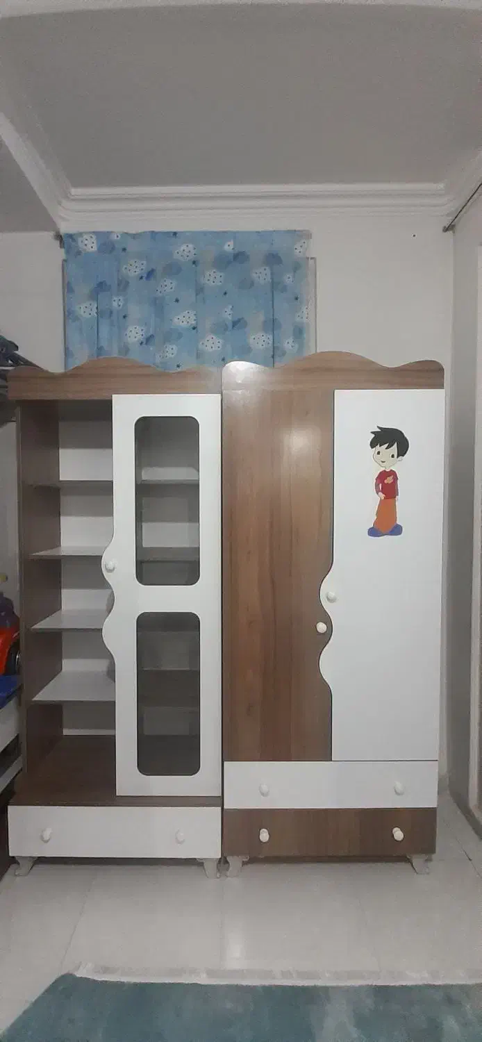 سرویس خواب کودک کاملا سالم و نو|تخت و سرویس خواب|هشتگرد, هشتگرد قدیم|دیوار