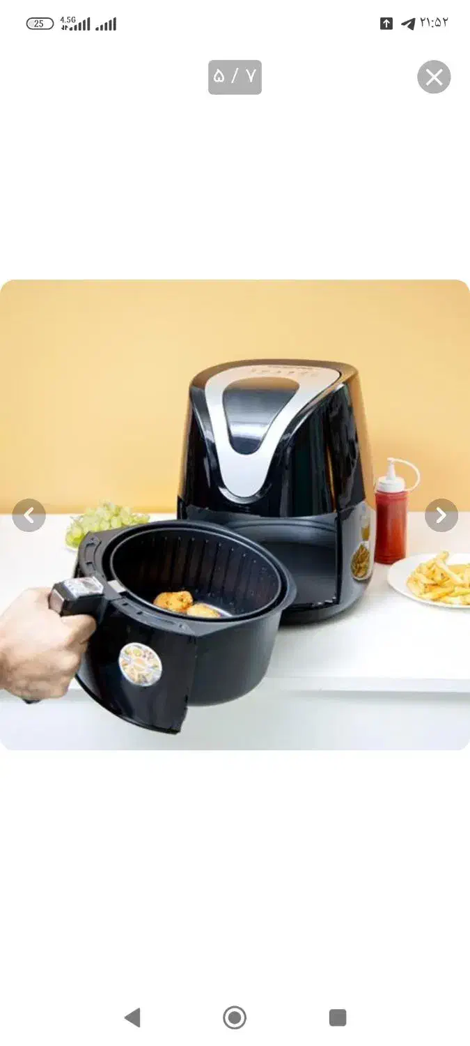 سرخکن بدون روغن جی پاس 3/5 لیتری روز مادر و زن|اجاق گاز و لوازم برقی پخت‌وپز|مشهد, خواجه ربیع|دیوار