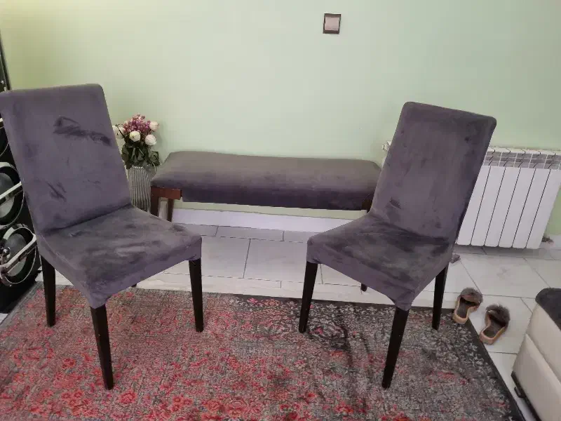 مبل ۷نفره باجلو مبلی ست ودوعدد صندلی ست ونیمکت|مبلمان خانگی و میز عسلی|تهران, صادقیه|دیوار