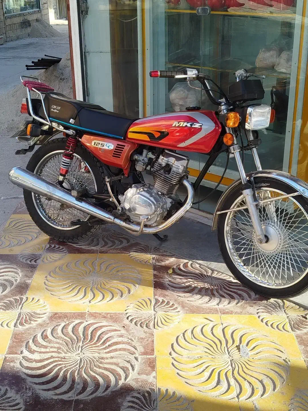 موتور ۱۲۵ مزایده شرکت کویر تمام خشک|موتورسیکلت|جوانرود, |دیوار