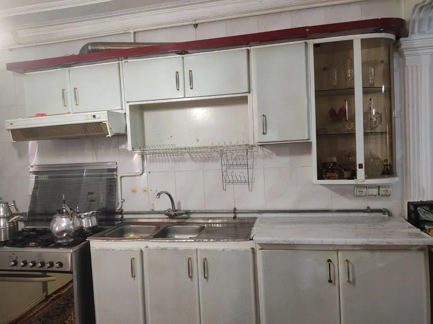 کابینت فلزی|آبچکان و نظمدهنده ظروف|نهاوند, |دیوار