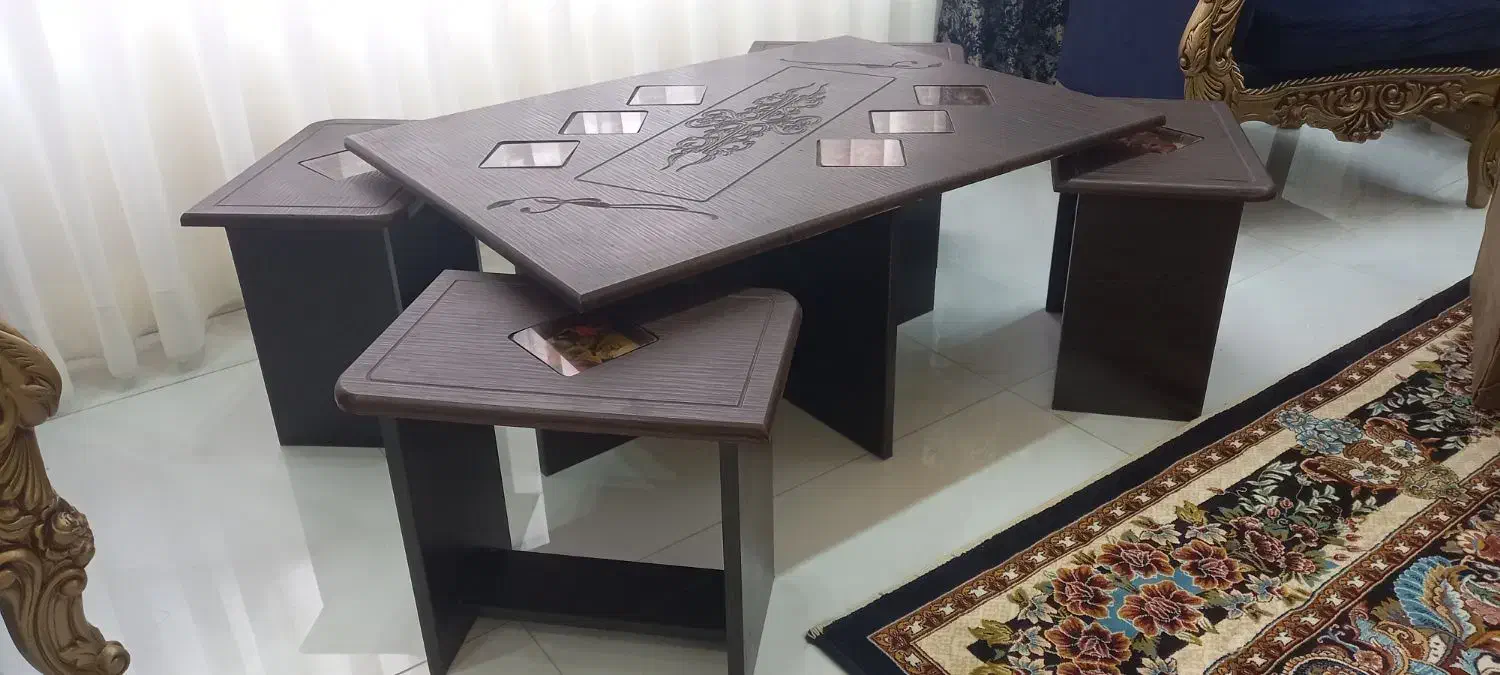 جلو مبلی و میز عسلی|مبلمان خانگی و میز عسلی|صومعه‌سرا, |دیوار