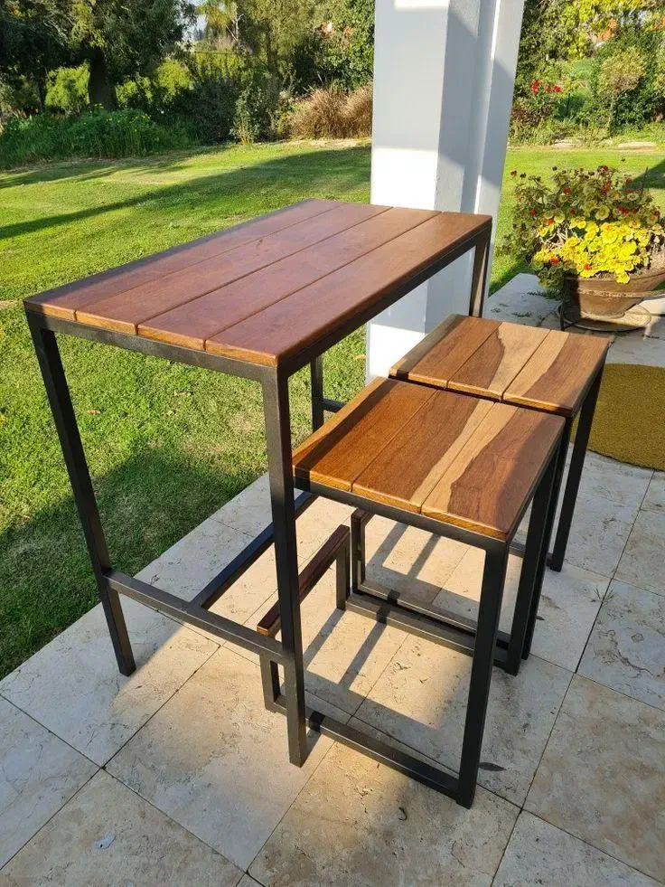 ست میز و صندلی چوبی کافه|میز و صندلی غذاخوری|فردیس, سرحد آباد|دیوار