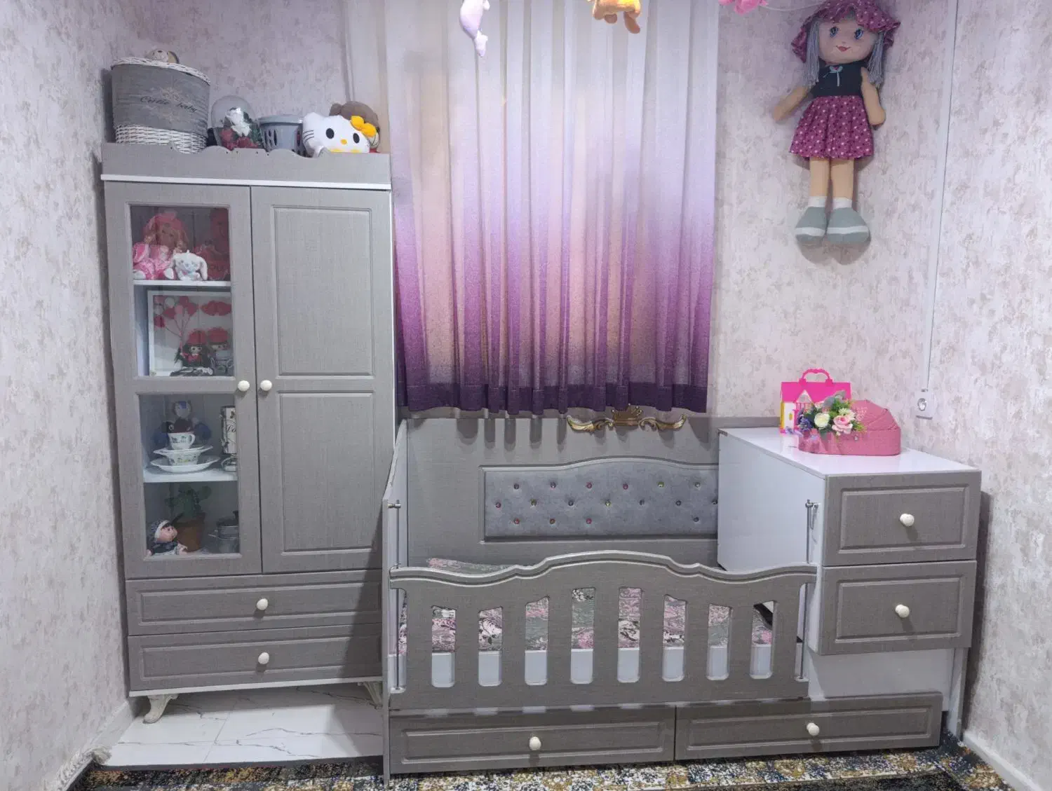 کمد و تخت بچگانه|تخت و صندلی بچه|اسدآباد, |دیوار