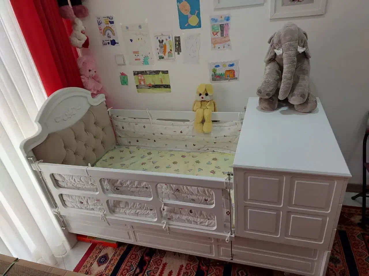 تخت کودک و نوجوان|تخت و سرویس خواب|بابلسر, |دیوار