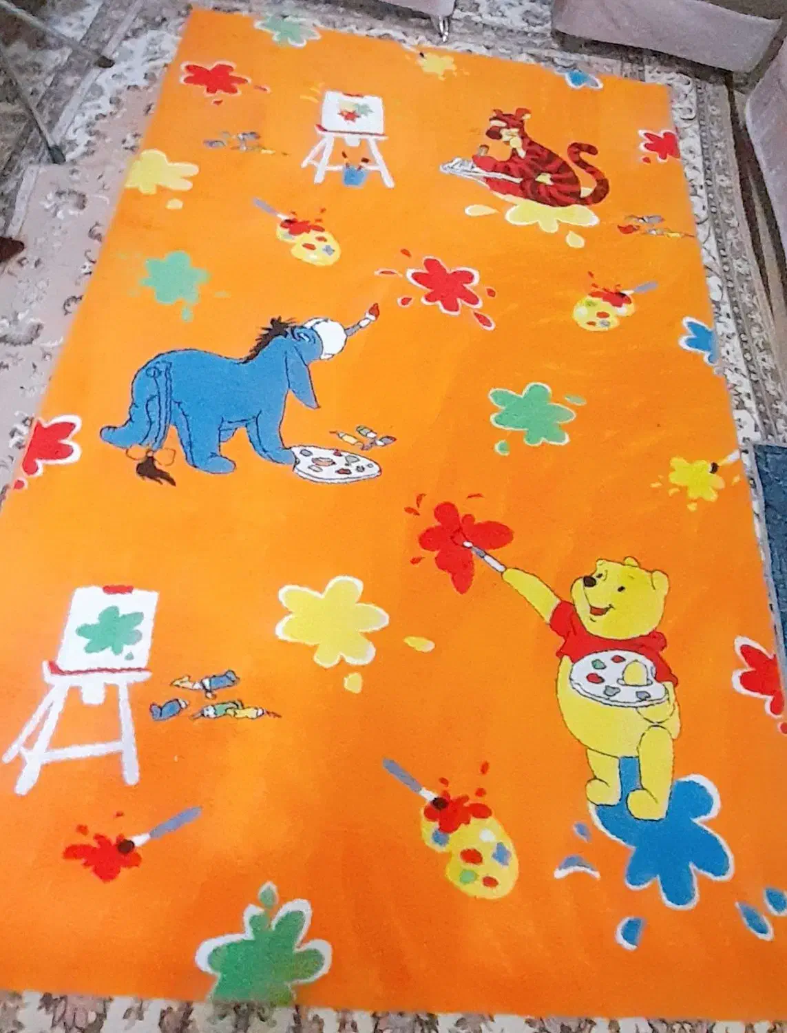 دوعددفرش اتاق کودک ۶متری ۴متری|فرش|آستارا, |دیوار