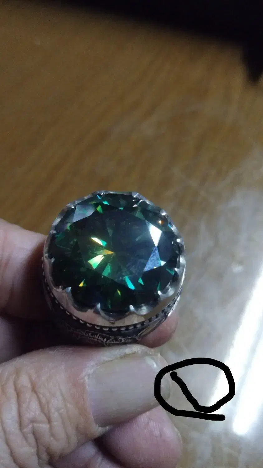 انگشتر نقره ای دست ساز|جواهرات|تبریز, |دیوار