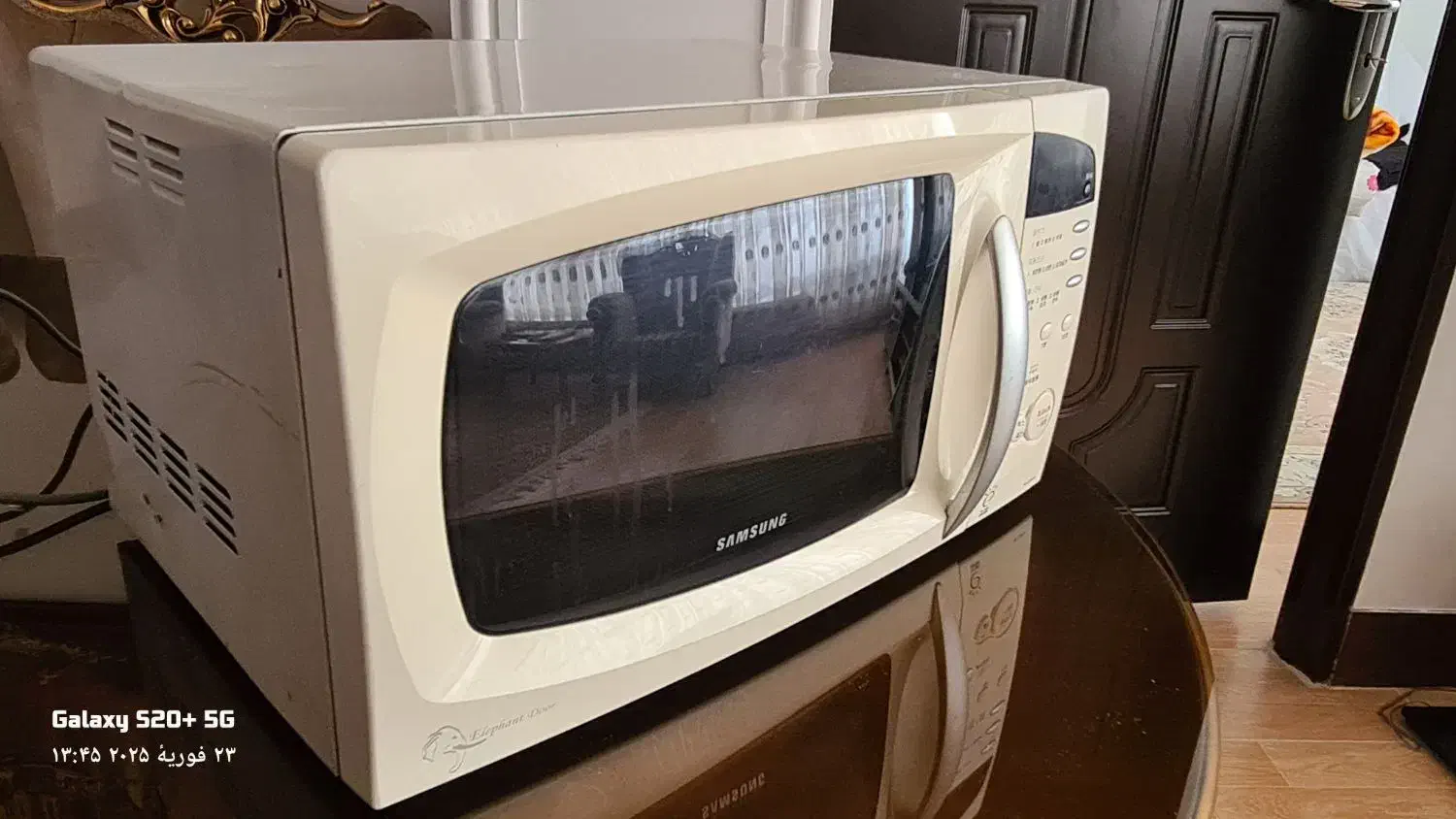 ماکروفر سامسونگ اصل کره ای سفید|اجاق گاز و لوازم برقی پخت‌وپز|مهاباد (آذربایجان غربی), |دیوار