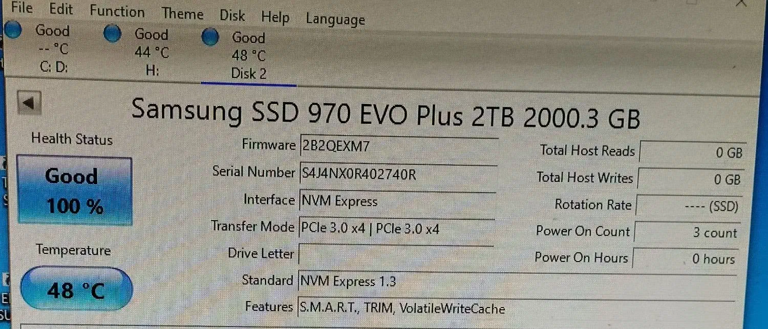 هارد 2 ترا ssd nvme m2 970 evo plus سامسونگ|قطعات و لوازم جانبی رایانه|تهران, سلسبیل شمالی|دیوار
