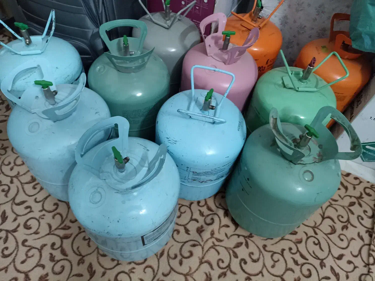 کپسول خالی گاز یخچال و کولر|کولر گازی و فن‌کوئل|محمدشهر, جعفرآباد|دیوار