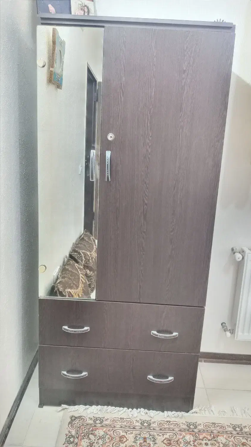 کمد لباس|جاکفشی، کمد، دراور|فولادشهر, مسکن مهر فولادشهر|دیوار