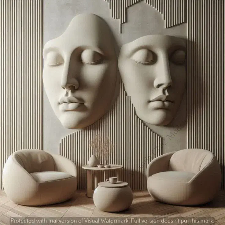 فروش مجسمه و آینه دکوراتیو|صنایع دستی و سایر لوازم تزئینی|رشت, نامجو|دیوار