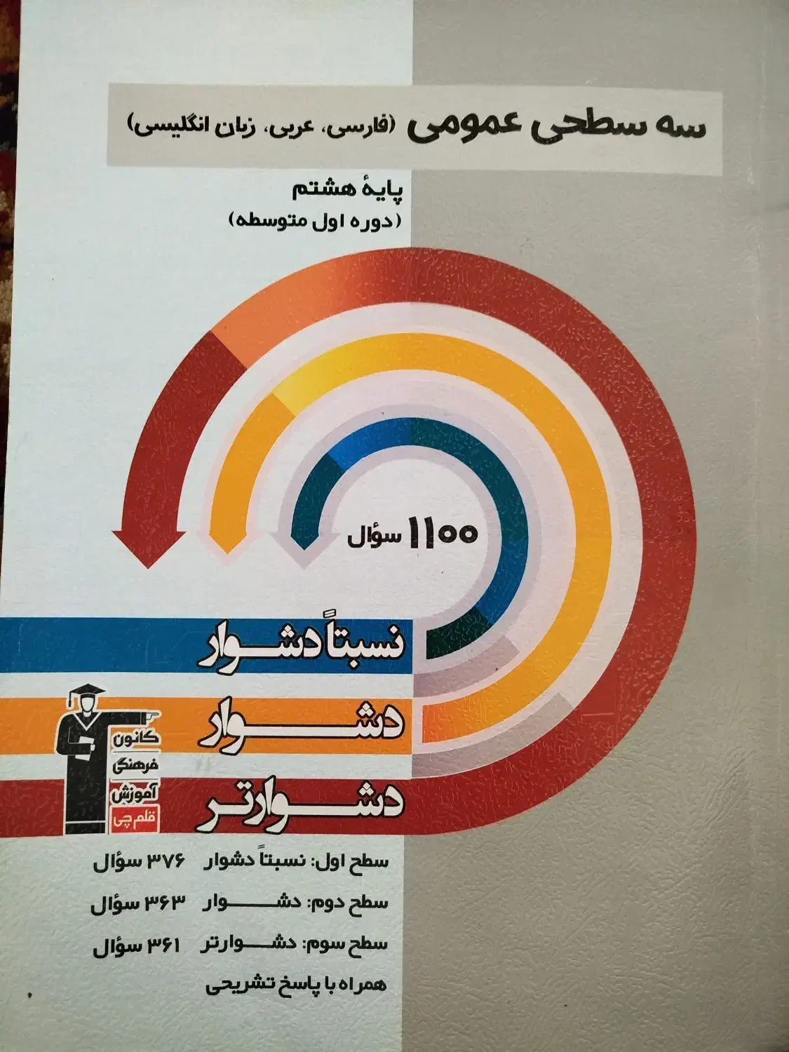 کتاب سه سطحی عمومی پایه هشتم|کتاب و مجله آموزشی|باخزر, |دیوار