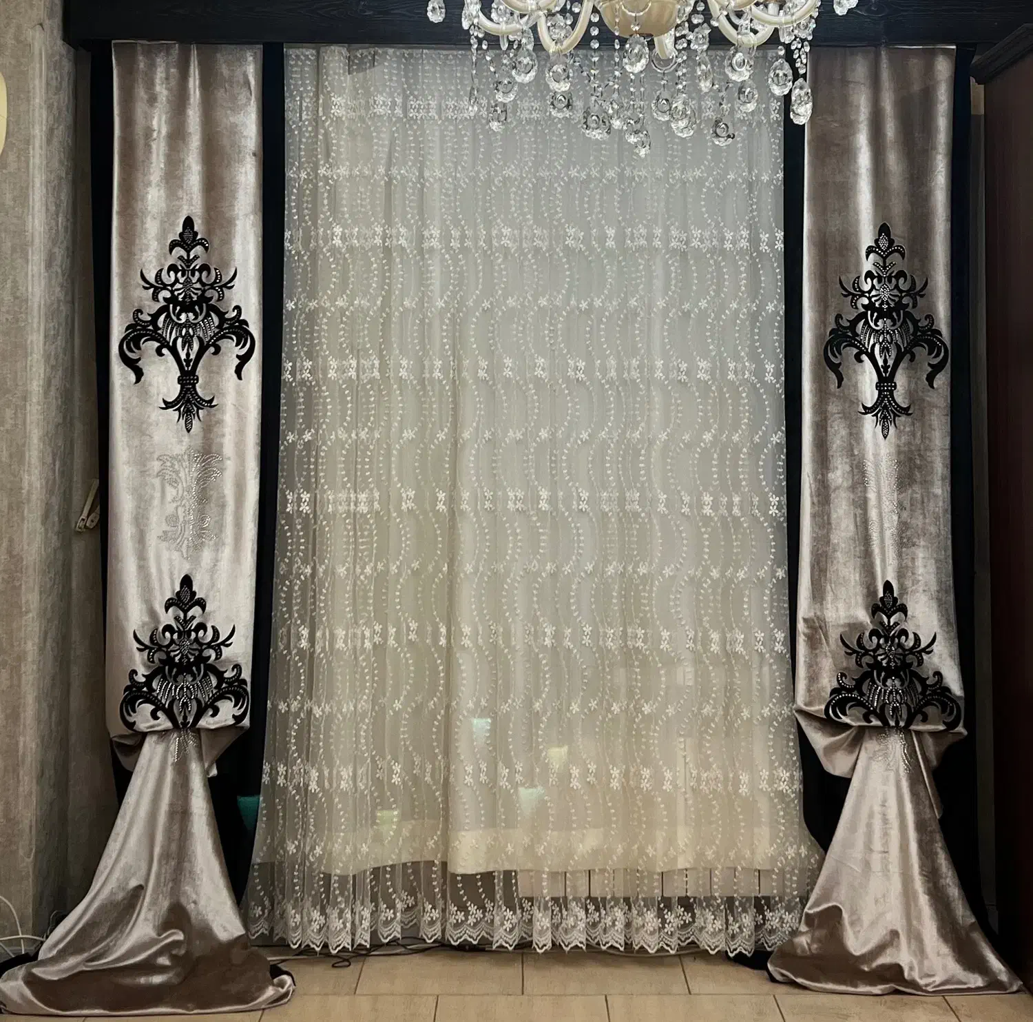 فروش پرده|پرده، رانر، رومیزی|رشت, حافظ آباد|دیوار