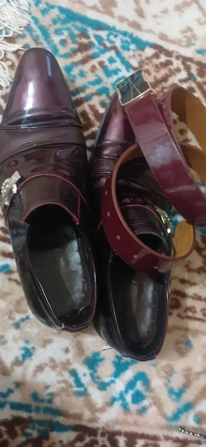 ست کفش و کمر بند|کیف، کفش، کمربند|اهواز, سپیدار|دیوار