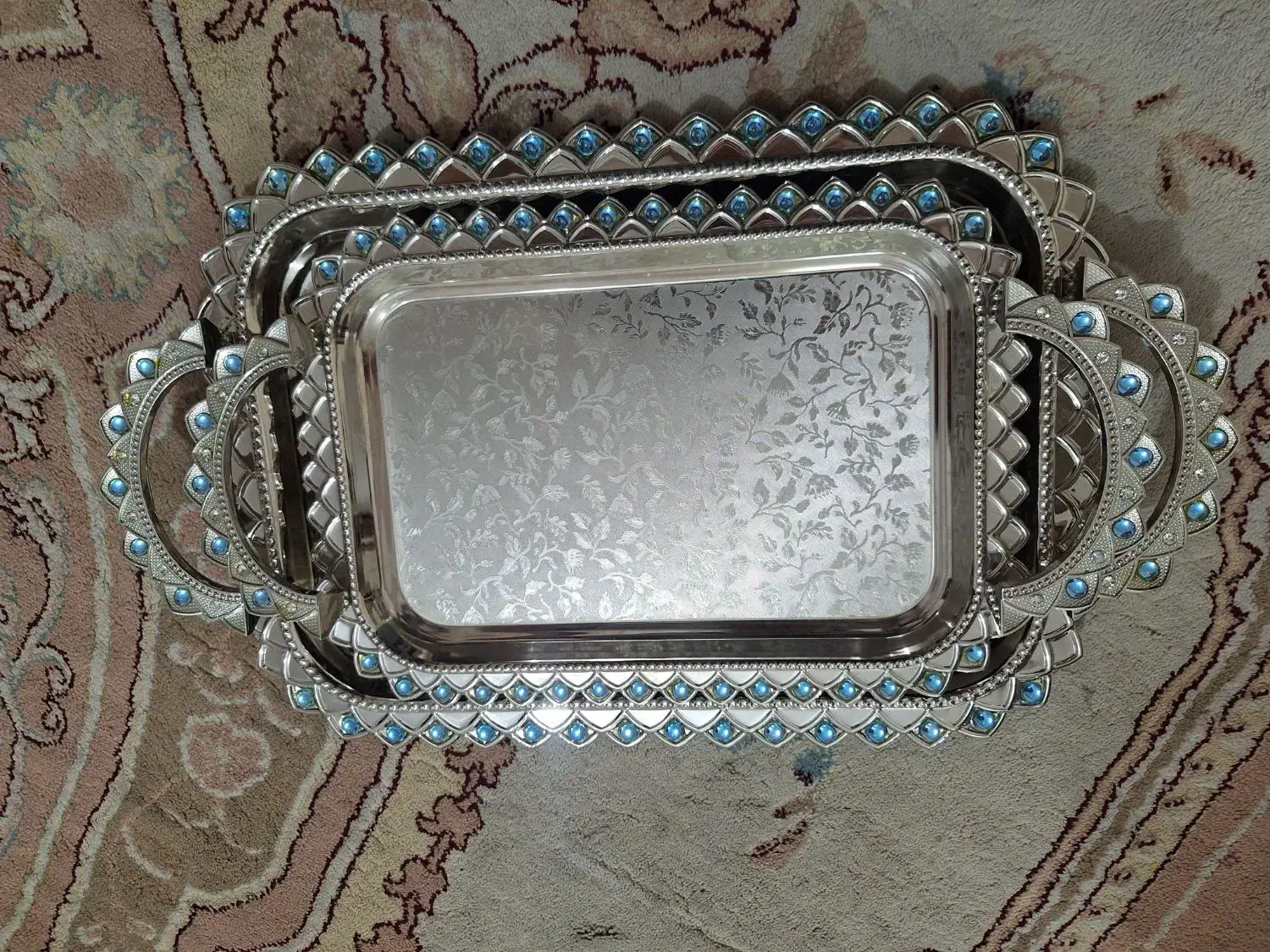 سینی جهاز زیبا|ظروف سرو و پذیرایی|سبزوار, علمدار|دیوار