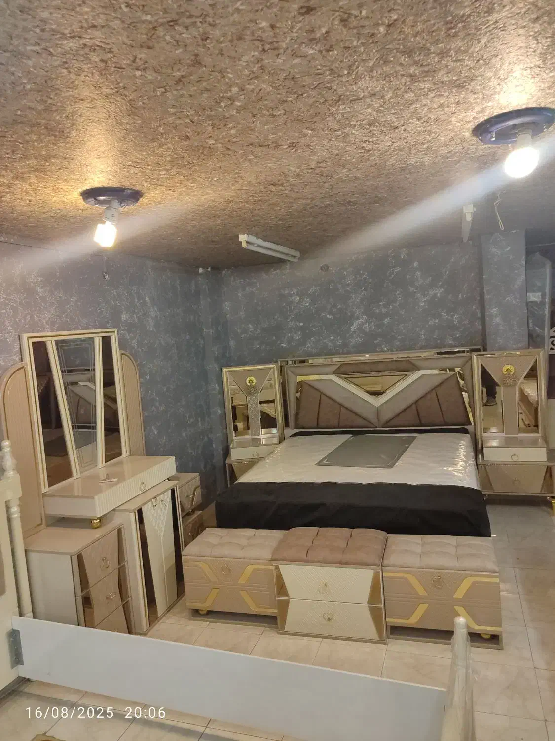 تخت خواب دو نفره|تخت و سرویس خواب|شوشتر, |دیوار