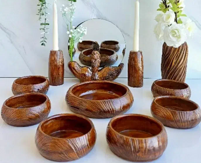 طرح چوب|ظروف سرو و پذیرایی|جهرم, |دیوار