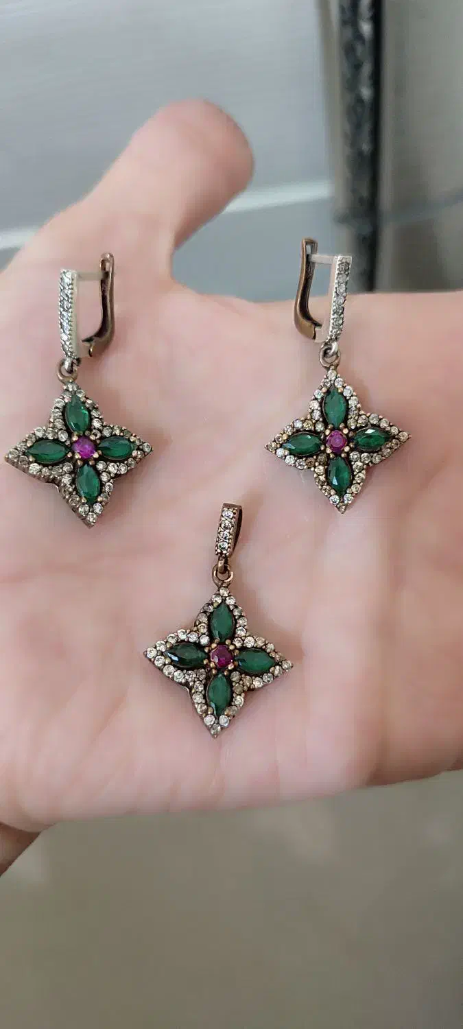 دو مدل نیم ست نقره ترک|جواهرات|تهران, صادقیه|دیوار