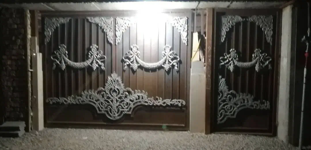 درب پارکینگ و نفر رو طرح ثامن|مصالح و تجهیزات ساختمان|ورامین, شهرک فجر|دیوار