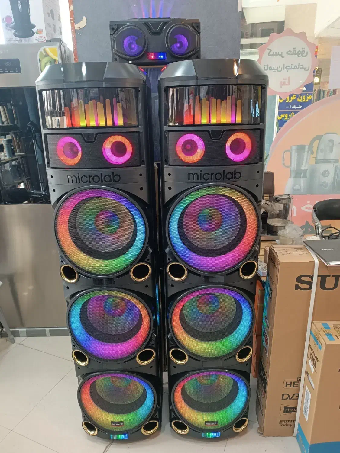 اسپیکر میکرولب ۶ ساب ۱۲ ، ۱۲ ماهه ، با کمترین سود|سیستم صوتی خانگی|مشهد, کلاهدوز|دیوار