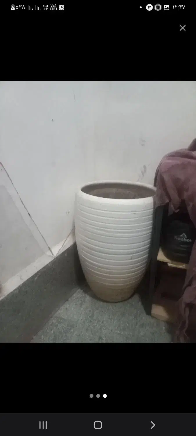 گلدان سفالی|صنایع دستی و سایر لوازم تزئینی|مشهد, کوی سیدی|دیوار