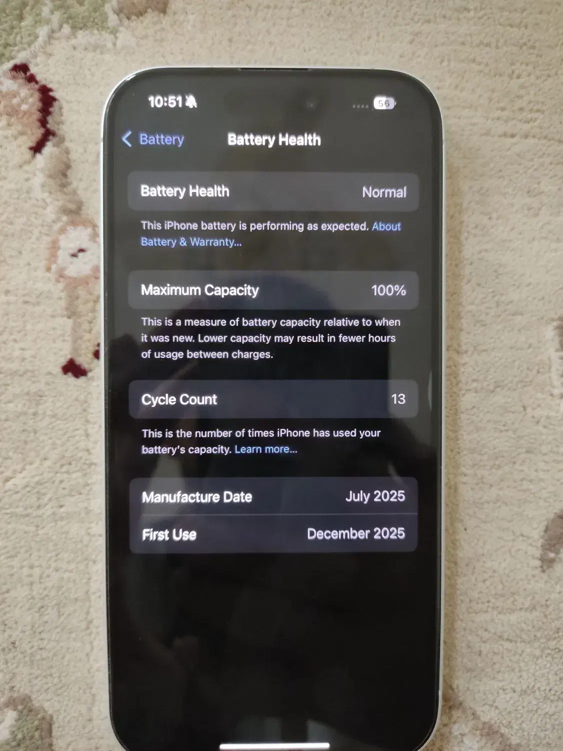 گوشی ایفون16نرمال|موبایل|اصفهان, فیض|دیوار