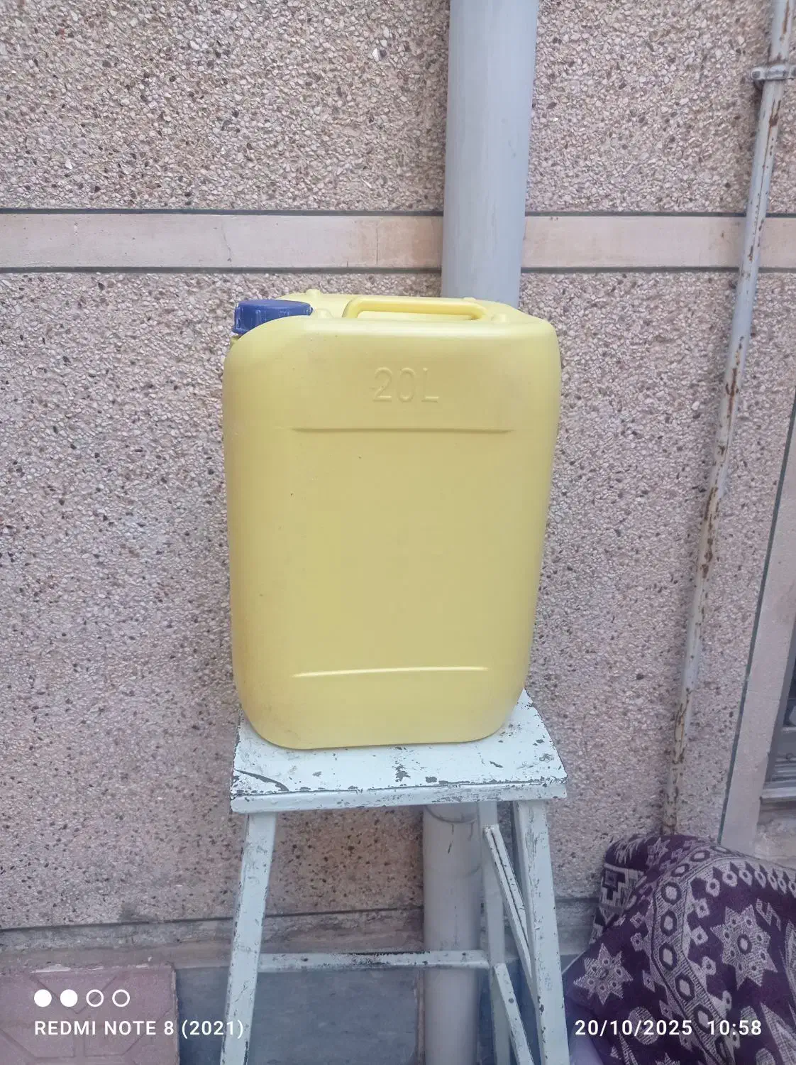 گالن ۲۰ لیتری محکم|ظروف نگهدارنده، پلاستیکی، یک‌بارمصرف|تبریز, |دیوار