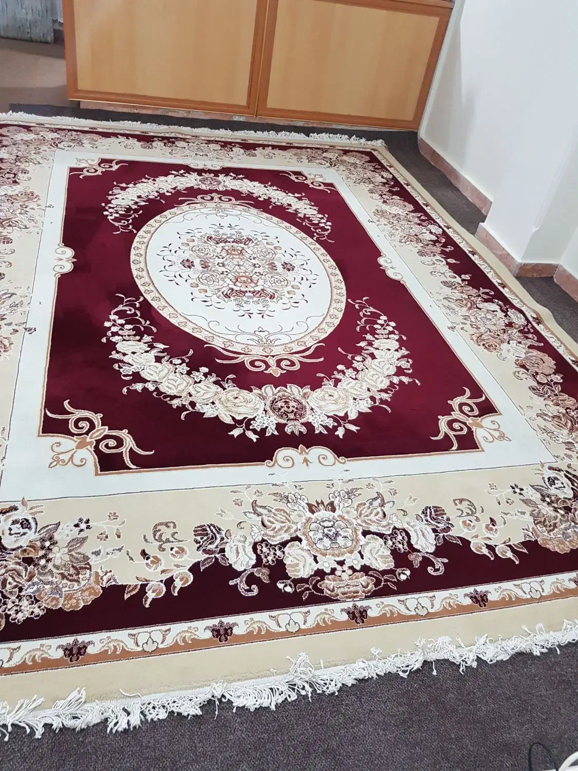 فرش ماشینی ۱۲متری کاشان ۱۲۰۰ شانه|فرش|تهران, خلیج فارس|دیوار