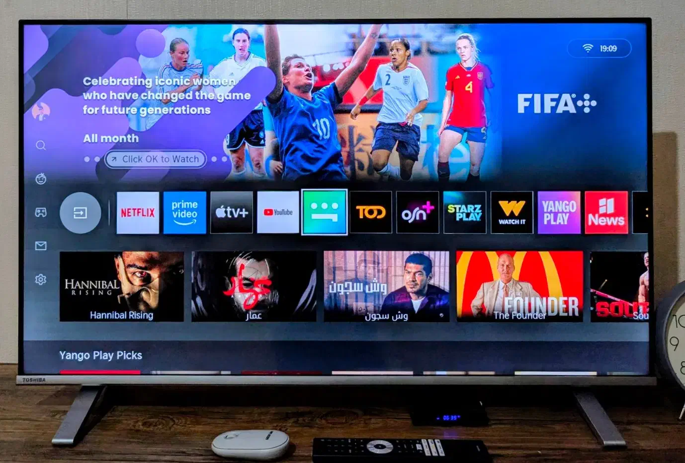 تلویزیون 4k توشیبا 43 اینچ مشابه نو|تلویزیون و پروژکتور|کیش, |دیوار