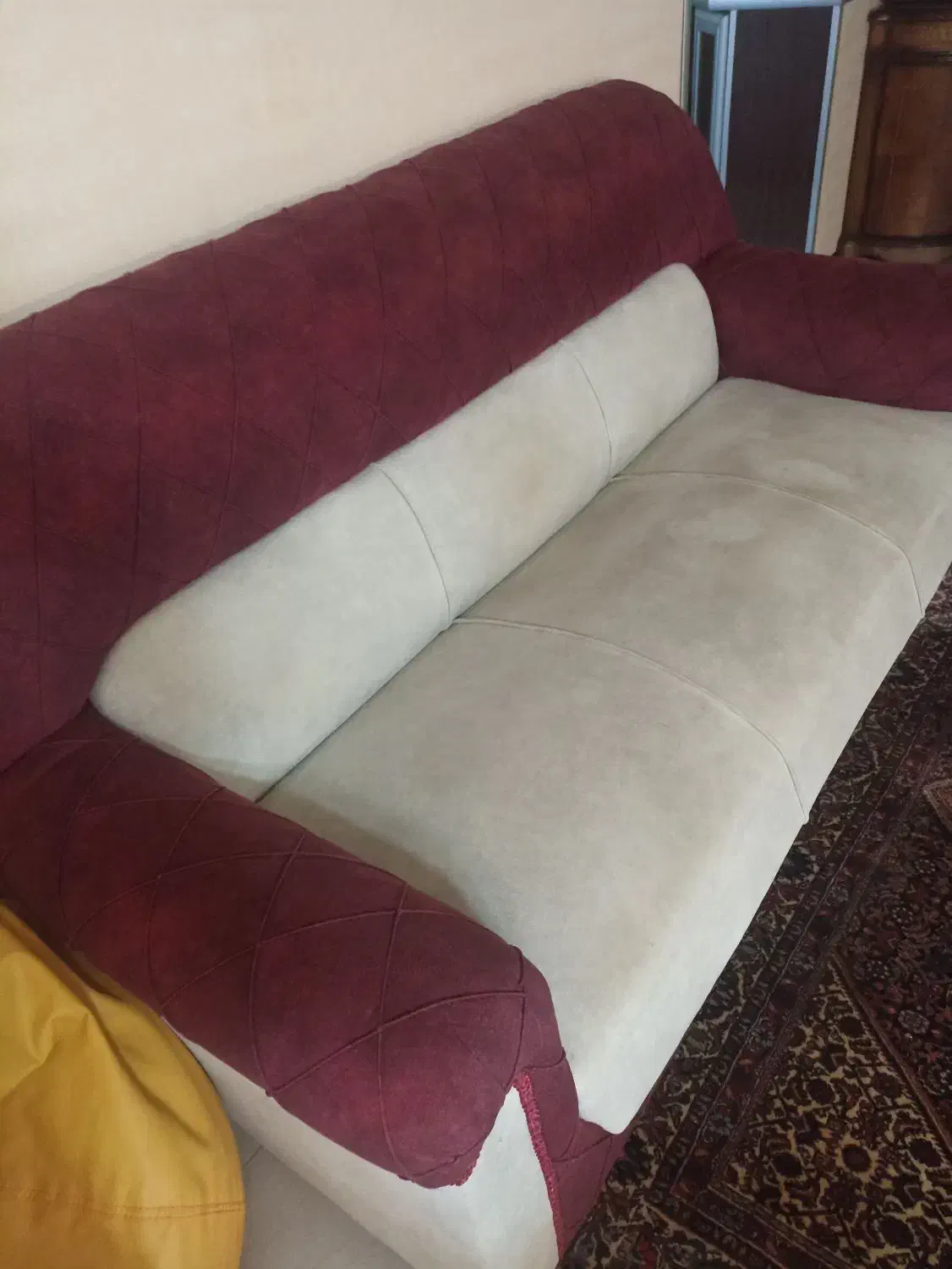 مبل راحتی ۷ نفره تازه روکش شده|مبلمان خانگی و میز عسلی|رشت, منظریه|دیوار