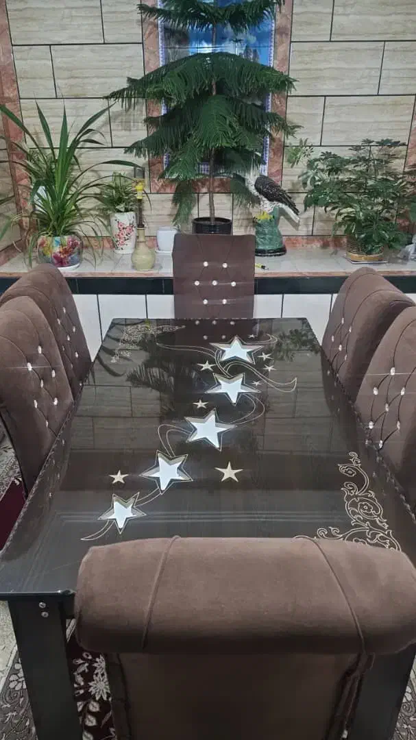 فروش میز نهار خوری ۶نفره|میز و صندلی غذاخوری|جره و بالاده, |دیوار