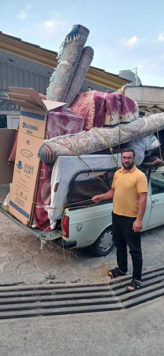 حمل بار با ایسوزو نیسان بار وانت بار با کارگر|خدمات حمل و نقل|قم, پردیسان|دیوار