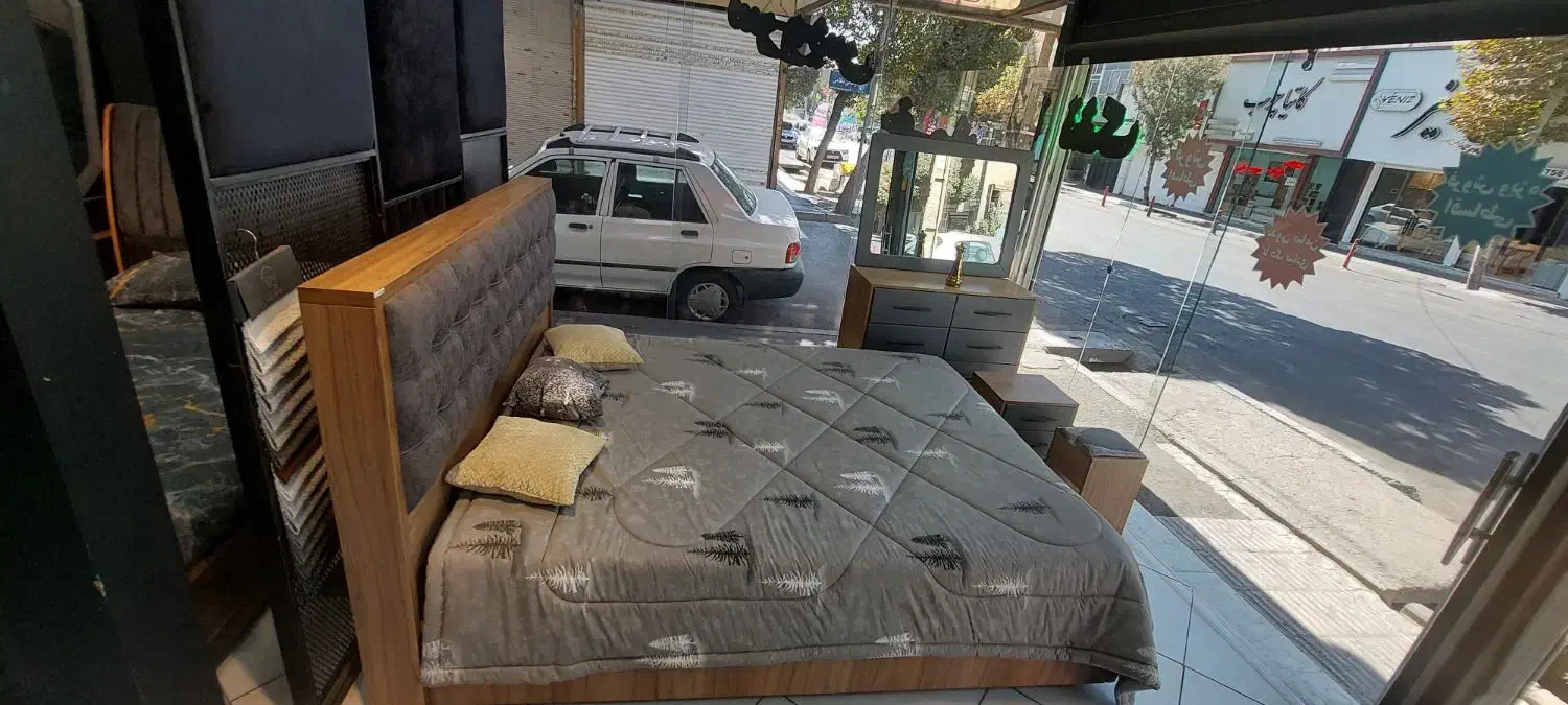 سرویس کامل،کنسول کشودار|تخت و سرویس خواب|گلبهار, شهر جدید گلبهار|دیوار