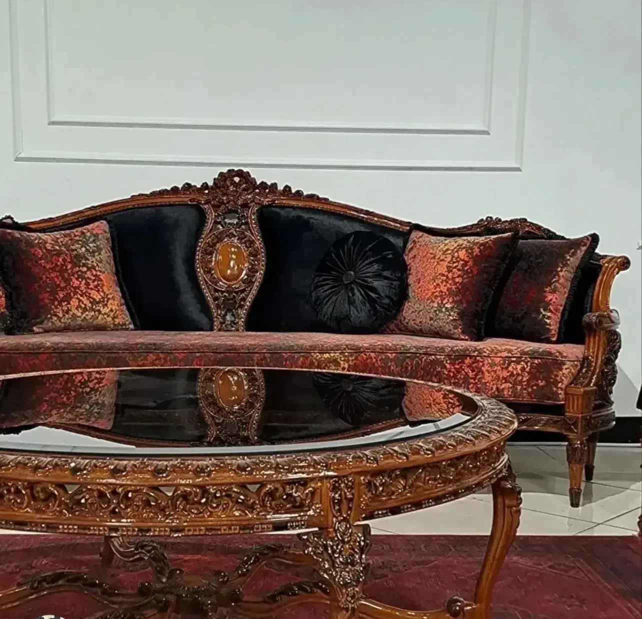 مدل مبل ورساچ/خرچنگی/تمام چوب/کلاسیک|مبلمان خانگی و میز عسلی|تهران, یافت آباد جنوبی|دیوار