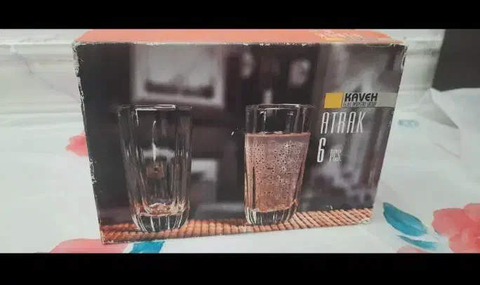 لیوان ۶ تایی|ظروف سرو و پذیرایی|رشت, بازار|دیوار