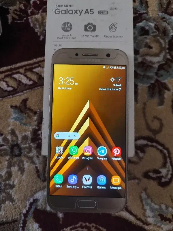Samsung a5 2017|موبایل|ساوه, |دیوار