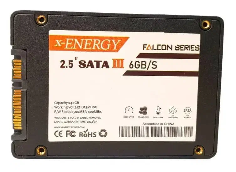 حافظه اس اس دی 240 گیگ ایکس انرژی|قطعات و لوازم جانبی رایانه|یزد, |دیوار