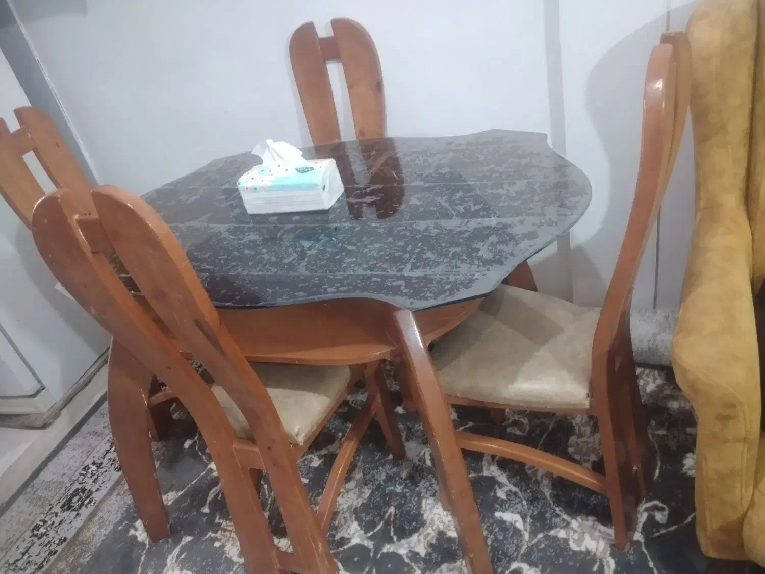 میز نهارخوری|میز و صندلی غذاخوری|خاوران, |دیوار