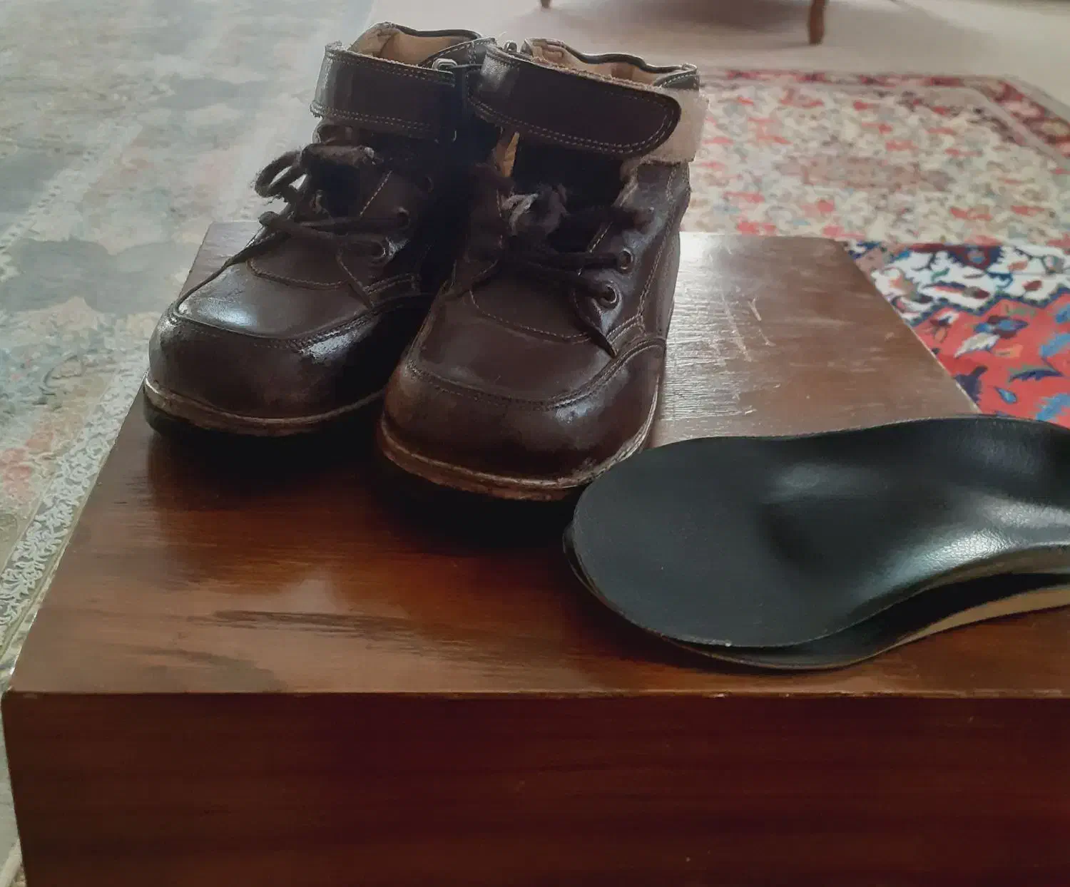 کفش چرم بچگانه|کفش و لباس بچه|سنقر, |دیوار