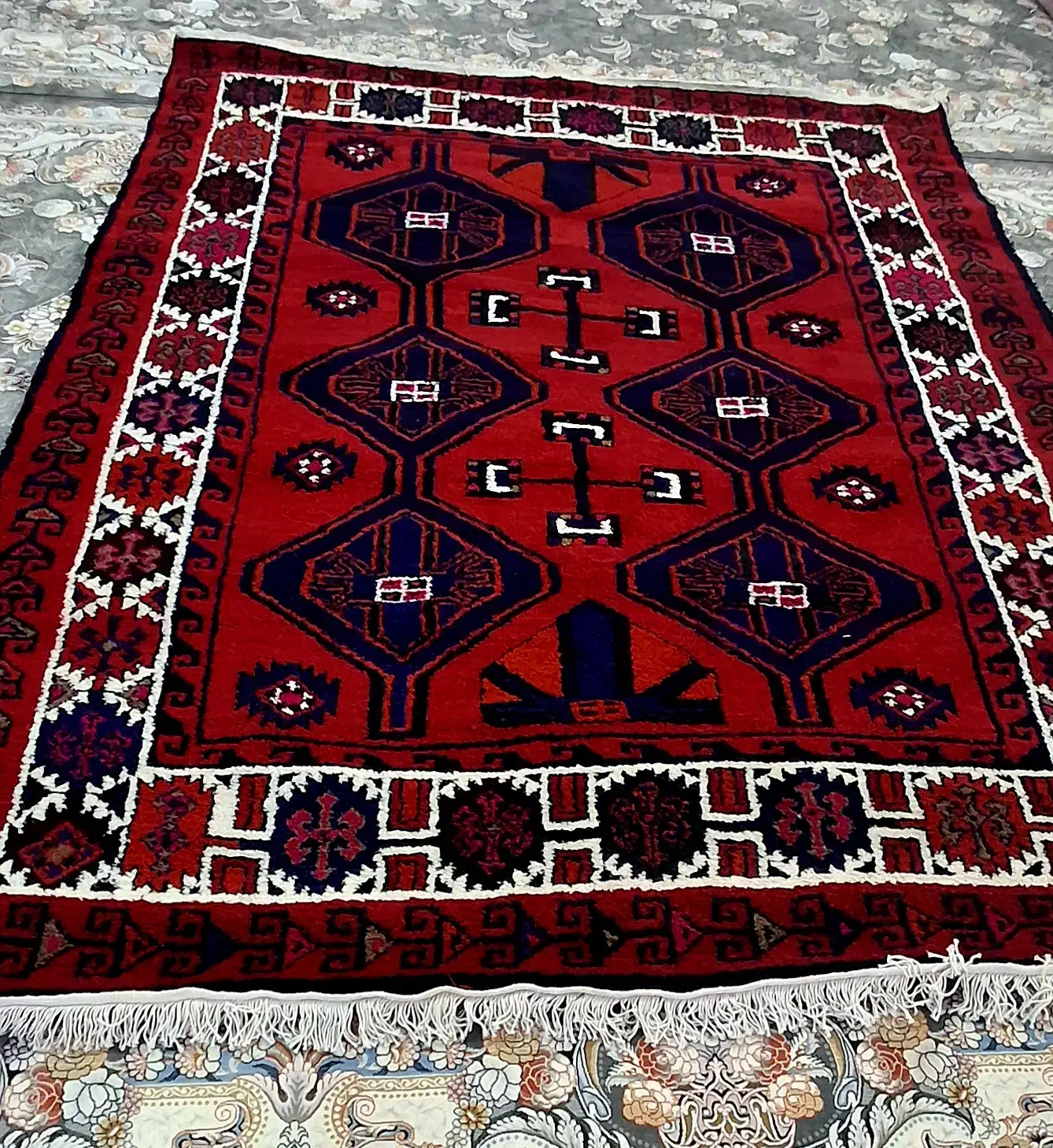 قالی لری دست باف|فرش|شوشتر, |دیوار