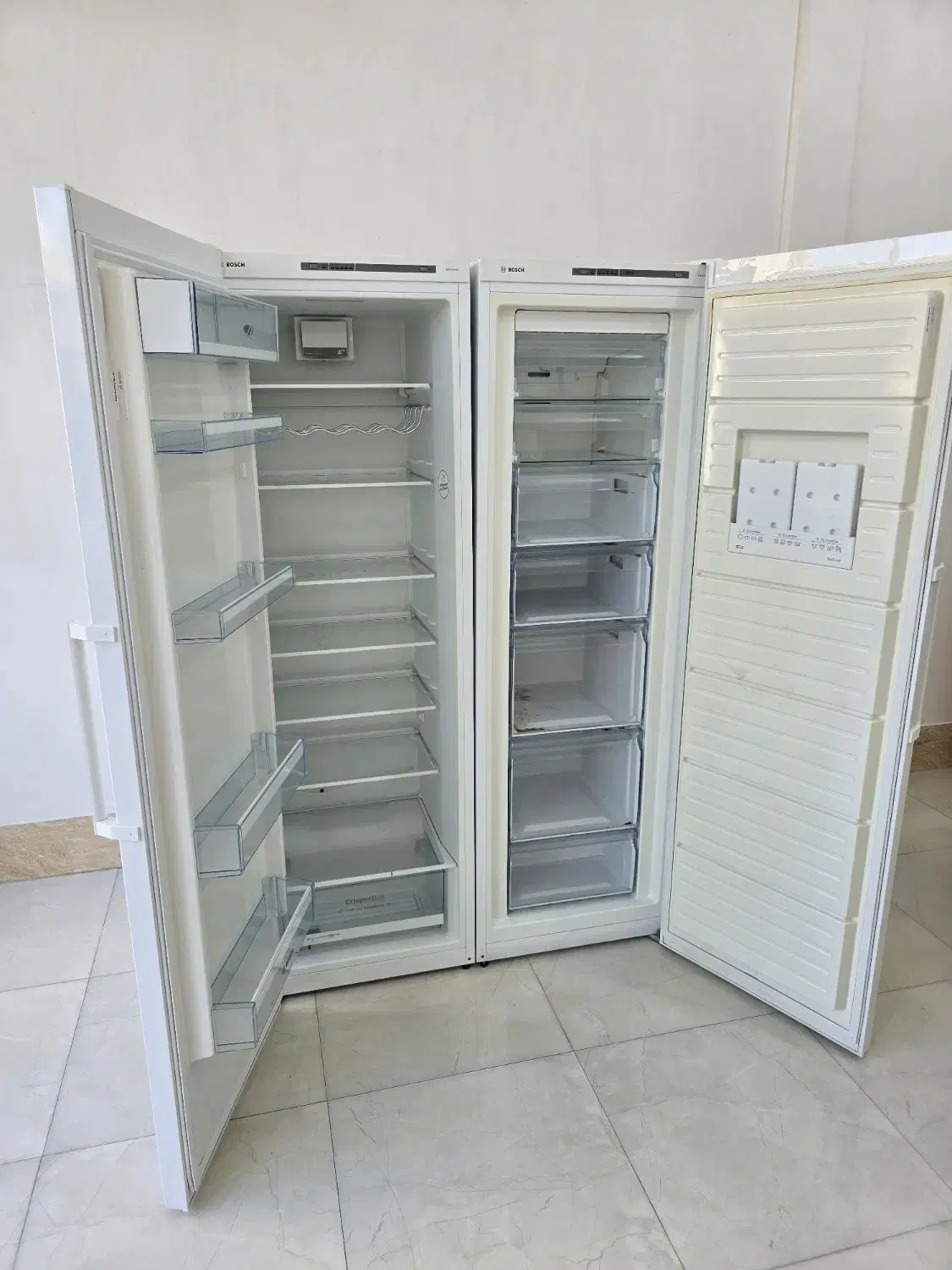 یخچال فریزر دوقلو بوش اصل آلمان قابل استعلام|یخچال و فریزر|مشکین‌دشت, |دیوار