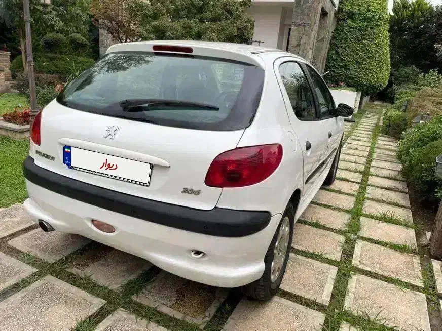 پژو 206 تیپ ۲، مدل ۱۳۸۹ بدون تصادف|خودرو سواری و وانت|رویان, |دیوار